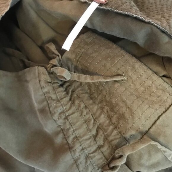 NWOT Free People - Free Falling Military Skirt (Deep Olive, Size 8) - Picture 6 of 6